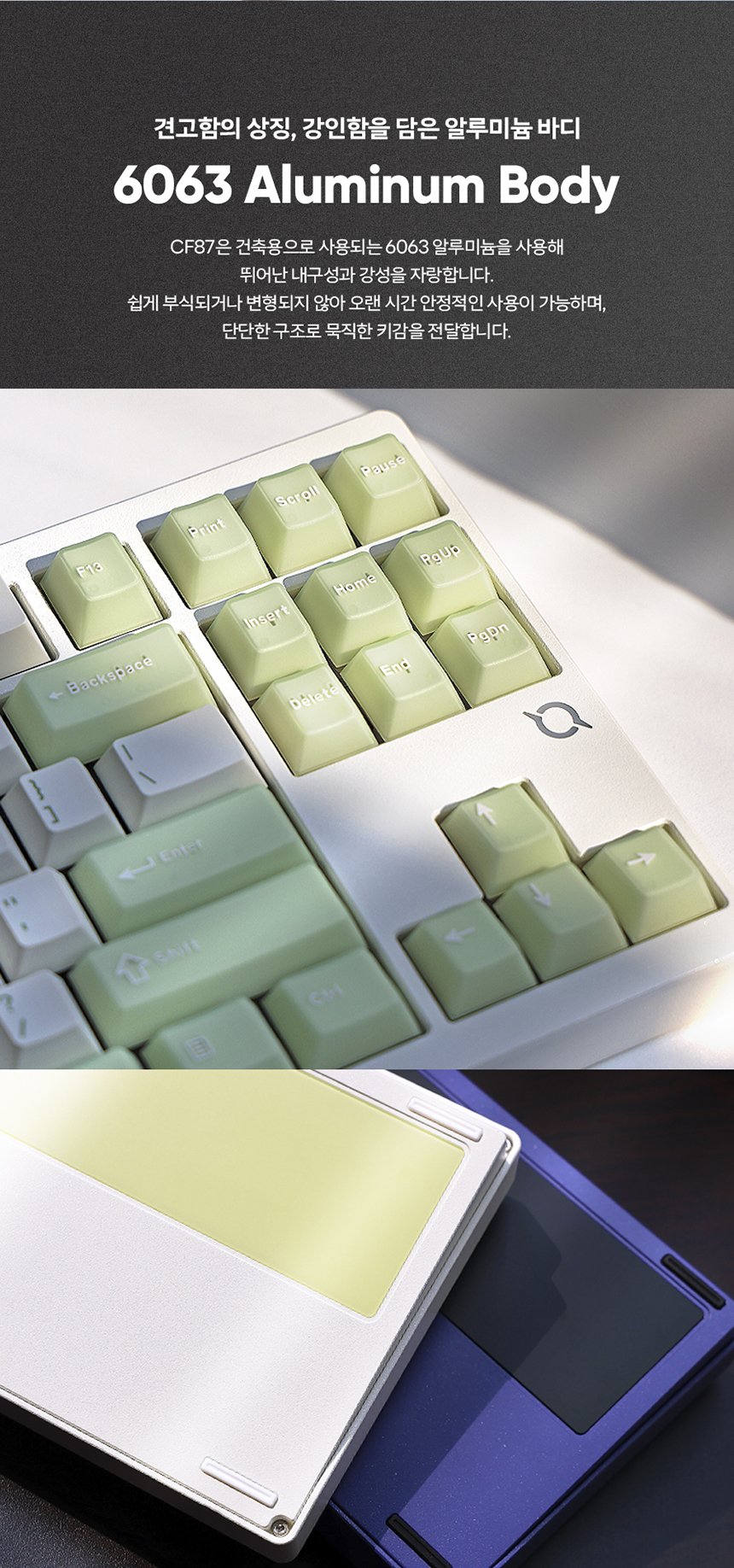 Diagram showing how to connect the keyboard via 2.4G receiver, USB cable, and Bluetooth, including the power switch location.
